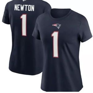 New Cam Newton New England Patriots Nike Womens L Standard Fit Player T-Shirt